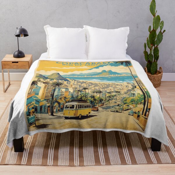 Artikelvorschau, Copacabana Rio de Janeiro Vintage Poster Tourismus entworfen und verkauft von TravelersGems.