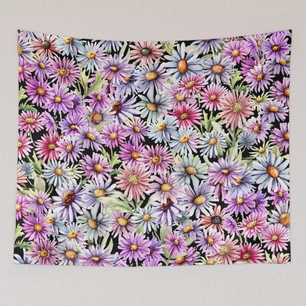 Item preview, Aster Flowers - Love and Patience Cluster Pattern designed and sold by OrganizeMe.