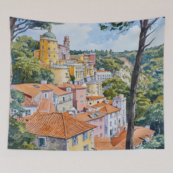 Item preview, Watercolor Design of Sintra - Portugal  designed and sold by Sketch-Shack.