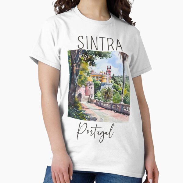 Aperçu de l'œuvre Conception aquarelle de Sintra - Portugal créée et vendue par Sketch-Shack.