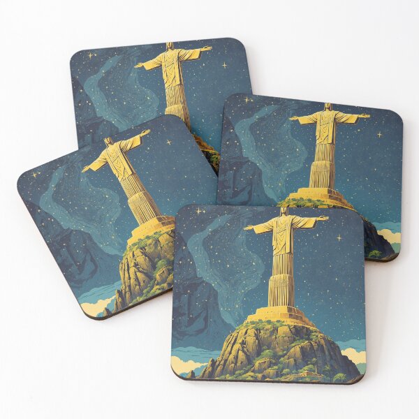 Item preview, Cristo Redentor Brazil Vintage Poster Tourism  designed and sold by TravelersGems.