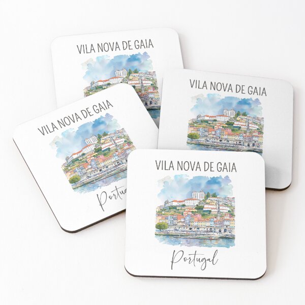 Item preview, Watercolor Design of Vila Nova de Gaia - Portugal  designed and sold by Sketch-Shack.