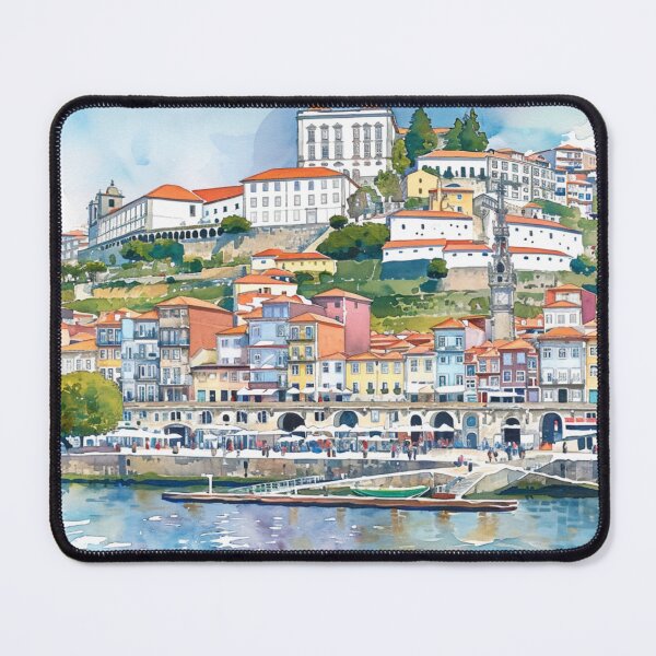 Item preview, Watercolor Design of Vila Nova de Gaia - Portugal  designed and sold by Sketch-Shack.