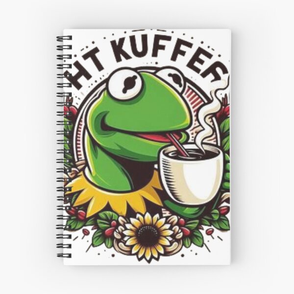 Item preview, Kermit sipping coffee designed and sold by Obinne.
