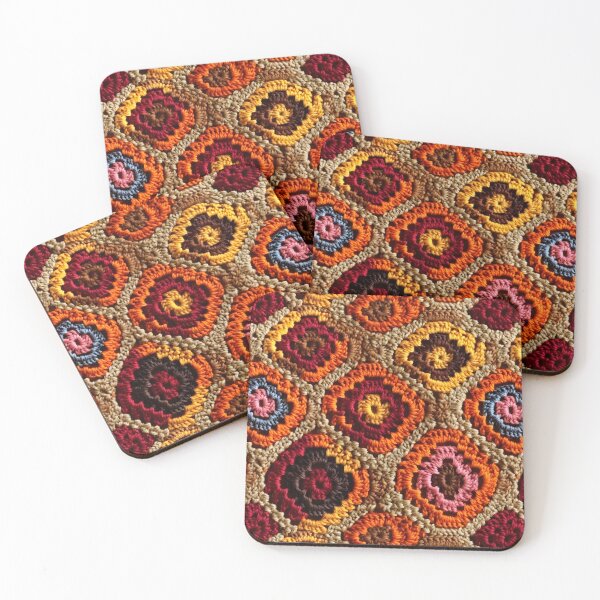 Item preview, Autumn Granny Square Pattern designed and sold by Marvel Selke.