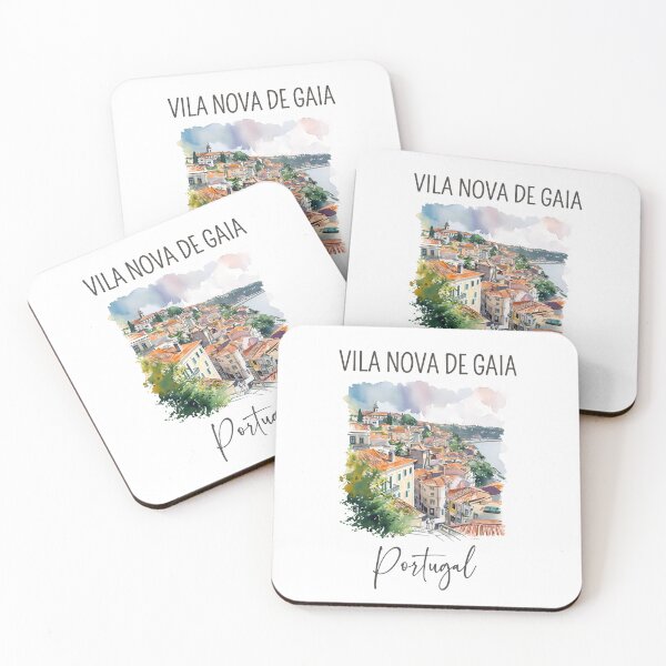 Item preview, Watercolor Design of Vila Nova de Gaia - Portugal  designed and sold by Sketch-Shack.