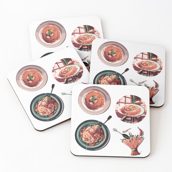 Aperçu de l'œuvre Pack d’autocollants spaghetti créée et vendue par sweetdreamers.