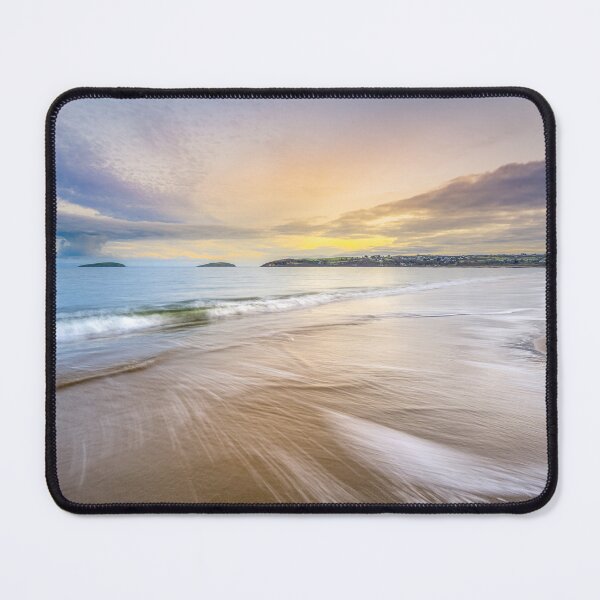 Item preview, The main beach in Abersoch with a long exposure at sunset. designed and sold by Turtle  Photography.