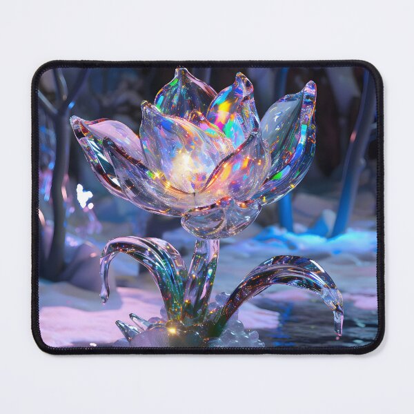 Item preview, Prismatic Frost Petal designed and sold by AI-Only Creations.