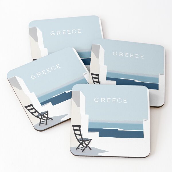 Item preview, Aesthetic and minimal poster of Greece designed and sold by angelisart.