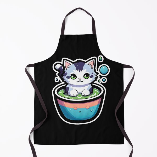 Item preview, Cute Cat Soup Sip: Whisker-licking Goodness in Every Bite designed and sold by SinghVillasra.