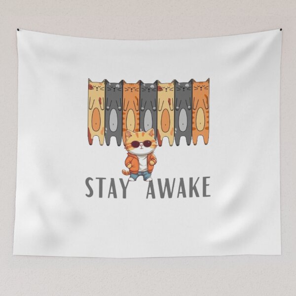 Item preview, Playful animals ,Cute design,Stay awake,Humor design,funny cats designed and sold by kozlebozle007.