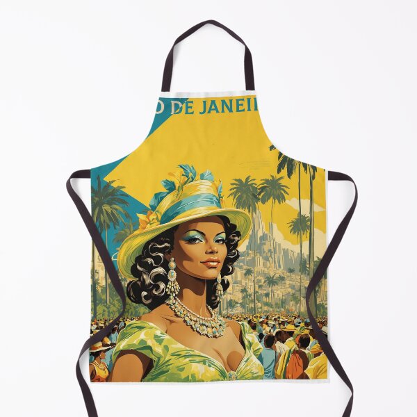 Item preview, Rio de Janeiro Brazil Vintage Poster Tourism designed and sold by TravelersGems.