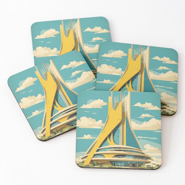 Item preview, Brasilia Brazil Vintage Poster Tourism  designed and sold by TravelersGems.