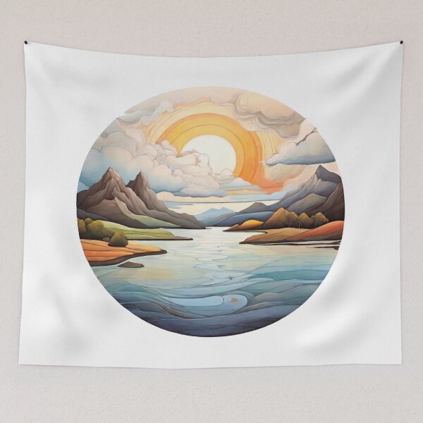 Item preview, Abstract Mountain Ranges (453) designed and sold by WASjourney.