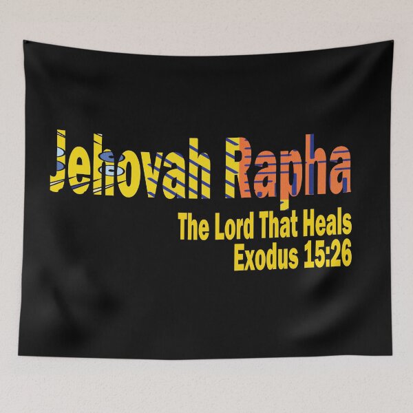 Item preview, Jehovah Rapha, The Lord That Heals, Exodus Bible Verse designed and sold by Bliss Find And Design.