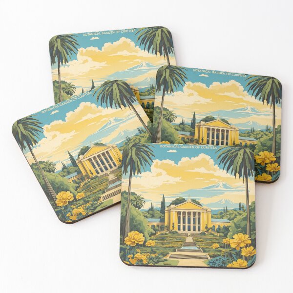 Item preview, Botanical Garden Curitiba Brazil Vintage Poster Tourism  designed and sold by TravelersGems.