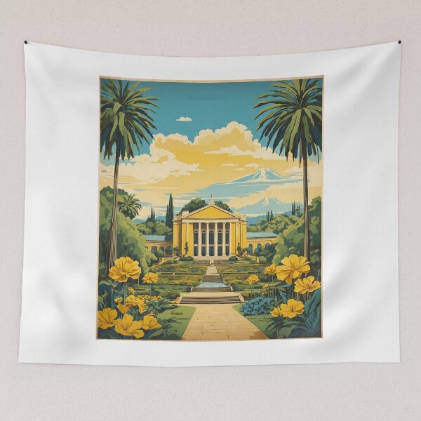 Item preview, Botanical Garden Curitiba Brazil Vintage Poster Tourism  designed and sold by TravelersGems.