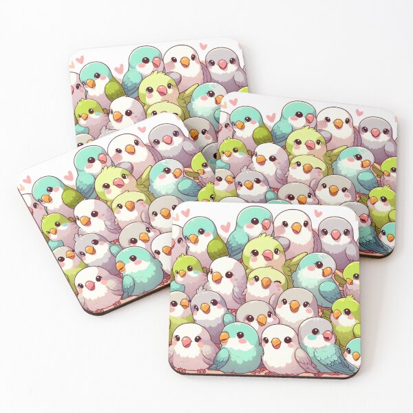 Item preview, Cute Quaker Parrots designed and sold by teedory.
