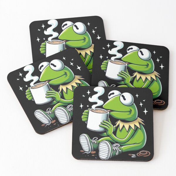 Item preview, Kermit Sipping Coffee Meme designed and sold by Obinne.