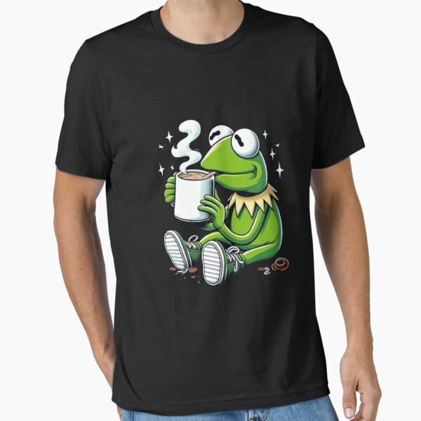 Kermit Sipping Coffee Meme Essential T-Shirt