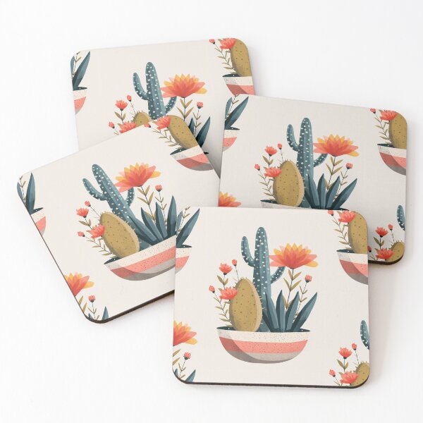 Item preview, Soothing Serenity: Minimalist Cactus Fresco Inspired by Rusticcore Abstractions designed and sold by Piotrek0001.