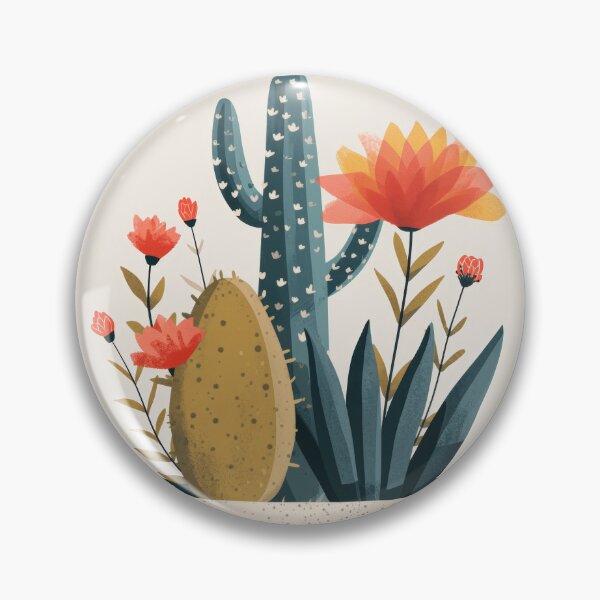 Item preview, Soothing Serenity: Minimalist Cactus Fresco Inspired by Rusticcore Abstractions designed and sold by Piotrek0001.