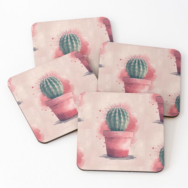Item preview, Soothing Serenity: Minimalist Cactus Fresco Inspired by Rusticcore Abstractions designed and sold by Piotrek0001.
