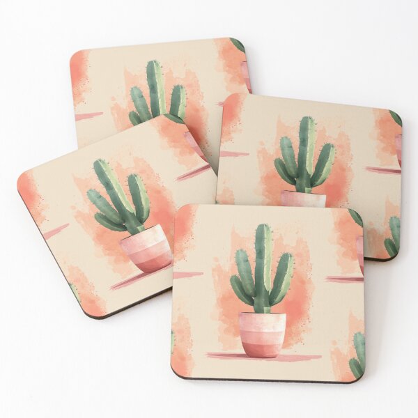 Item preview, Soothing Serenity: Minimalist Cactus Fresco Inspired by Rusticcore Abstractions designed and sold by Piotrek0001.