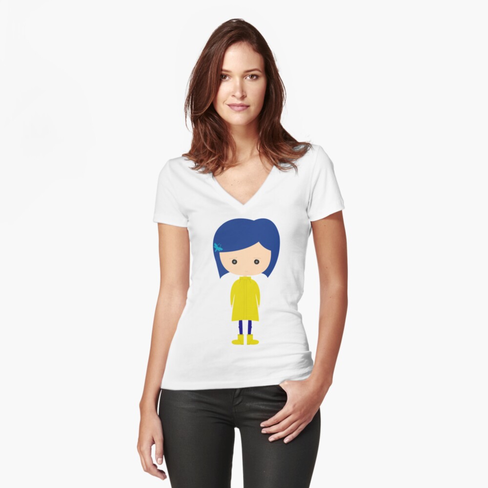 Vista previa del artículo con la obra «Camiseta entallada de cuello en V», diseñado y vendido por creotumundo.