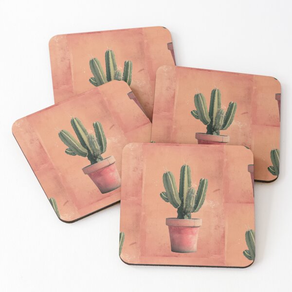 Item preview, Soothing Serenity: Minimalist Cactus Fresco Inspired by Rusticcore Abstractions designed and sold by Piotrek0001.