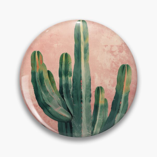Item preview, Soothing Serenity: Minimalist Cactus Fresco Inspired by Rusticcore Abstractions designed and sold by Piotrek0001.