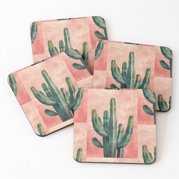 Item preview, Soothing Serenity: Minimalist Cactus Fresco Inspired by Rusticcore Abstractions designed and sold by Piotrek0001.