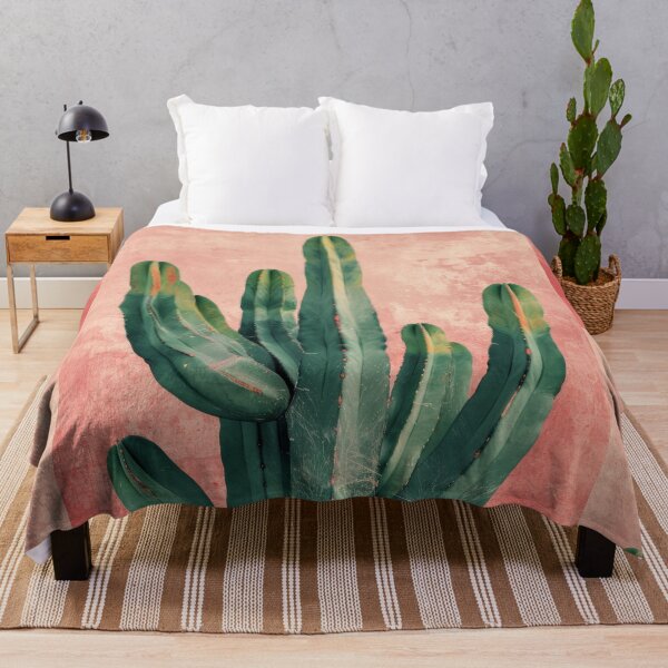 Item preview, Soothing Serenity: Minimalist Cactus Fresco Inspired by Rusticcore Abstractions designed and sold by Piotrek0001.