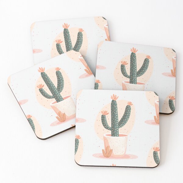 Item preview, Soothing Serenity: Minimalist Cactus Fresco Inspired by Rusticcore Abstractions designed and sold by Piotrek0001.
