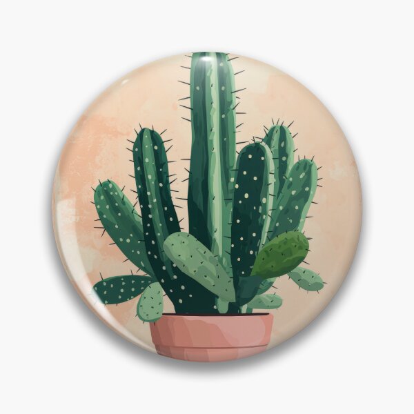 Item preview, Soothing Serenity: Minimalist Cactus Fresco Inspired by Rusticcore Abstractions designed and sold by Piotrek0001.
