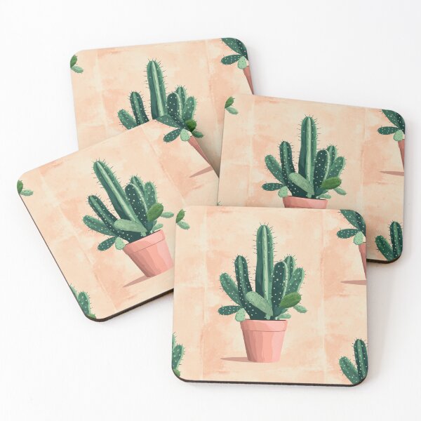 Item preview, Soothing Serenity: Minimalist Cactus Fresco Inspired by Rusticcore Abstractions designed and sold by Piotrek0001.