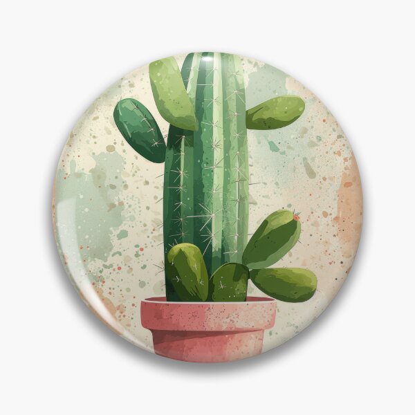 Item preview, Soothing Serenity: Minimalist Cactus Fresco Inspired by Rusticcore Abstractions designed and sold by Piotrek0001.