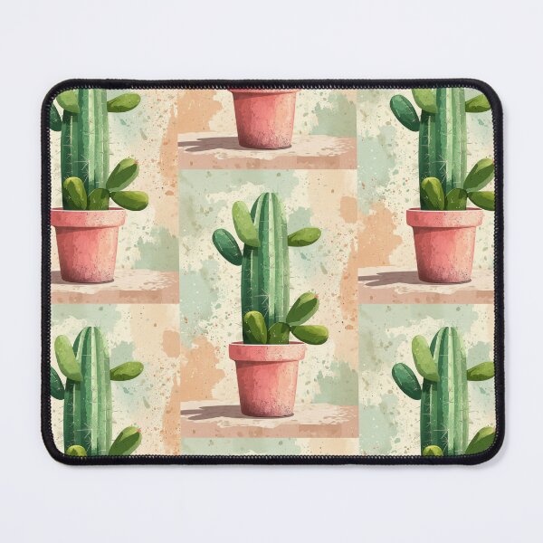 Item preview, Soothing Serenity: Minimalist Cactus Fresco Inspired by Rusticcore Abstractions designed and sold by Piotrek0001.