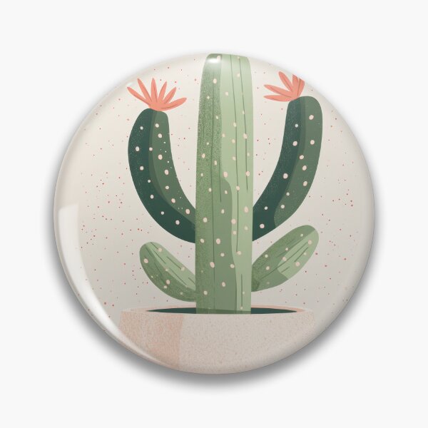 Item preview, Soothing Serenity: Minimalist Cactus Fresco Inspired by Rusticcore Abstractions designed and sold by Piotrek0001.