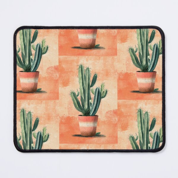 Item preview, Soothing Serenity: Minimalist Cactus Fresco Inspired by Rusticcore Abstractions designed and sold by Piotrek0001.