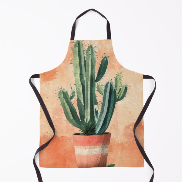 Item preview, Soothing Serenity: Minimalist Cactus Fresco Inspired by Rusticcore Abstractions designed and sold by Piotrek0001.