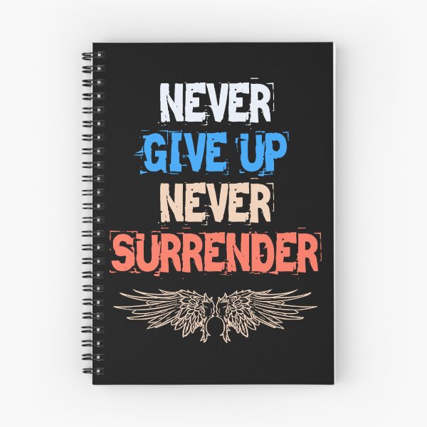 Item preview, Never give up never surrender  designed and sold by redwolf92.