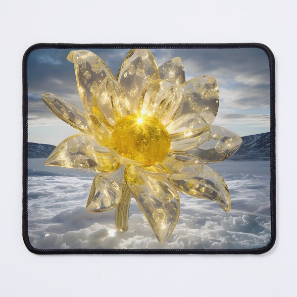 Item preview, Golden Sunfrost Bloom designed and sold by AI-Only Creations.