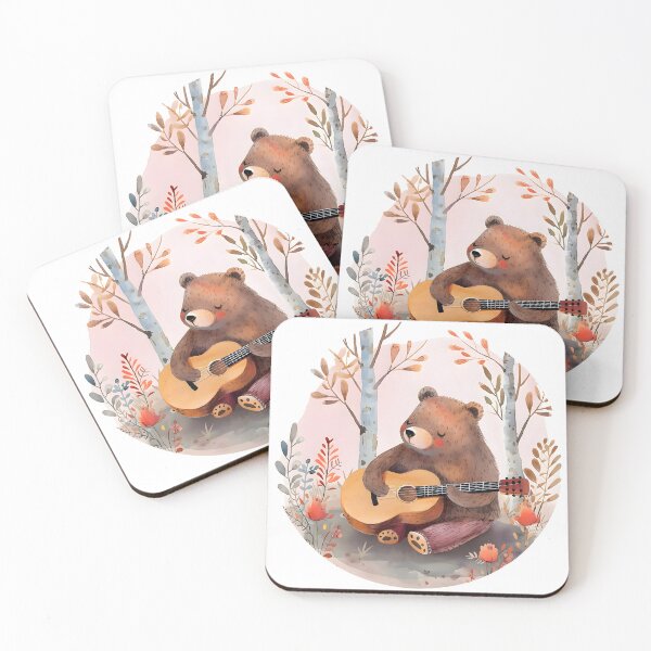 Item preview, Bear and Guitar  designed and sold by macco775.