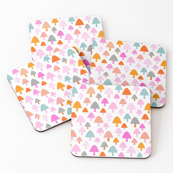 Item preview, Minimal Abstract Mushrooms in Rainbow colours and texture designed and sold by Dominiquevari.