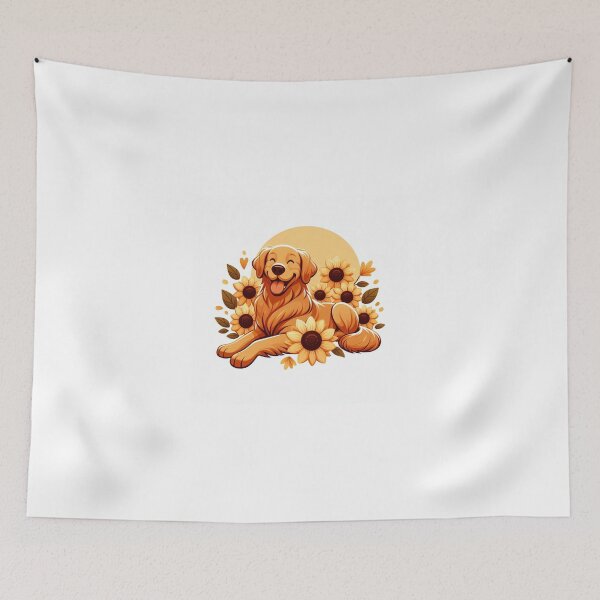 Item preview, Cheerful Golden Retriever designed and sold by X Sell.