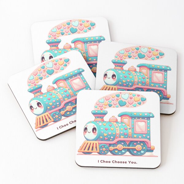 Item preview, valentine i choo choo choose you designed and sold by StylishKat.