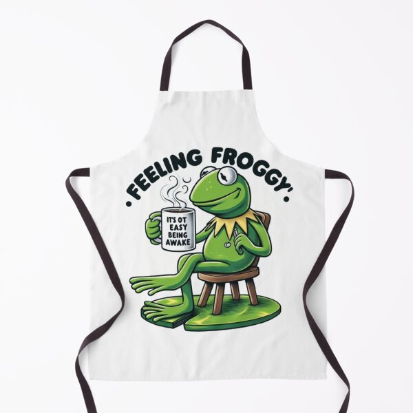 Item preview, "funny Kermit sipping tea". Felling froggy frog lovers designed and sold by Obinne.
