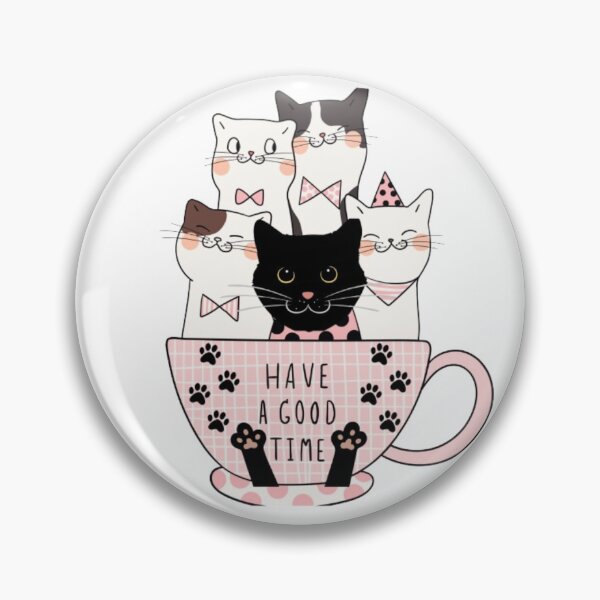 Item preview, Cute cats in coffee cup have a good time  designed and sold by kozlebozle007.